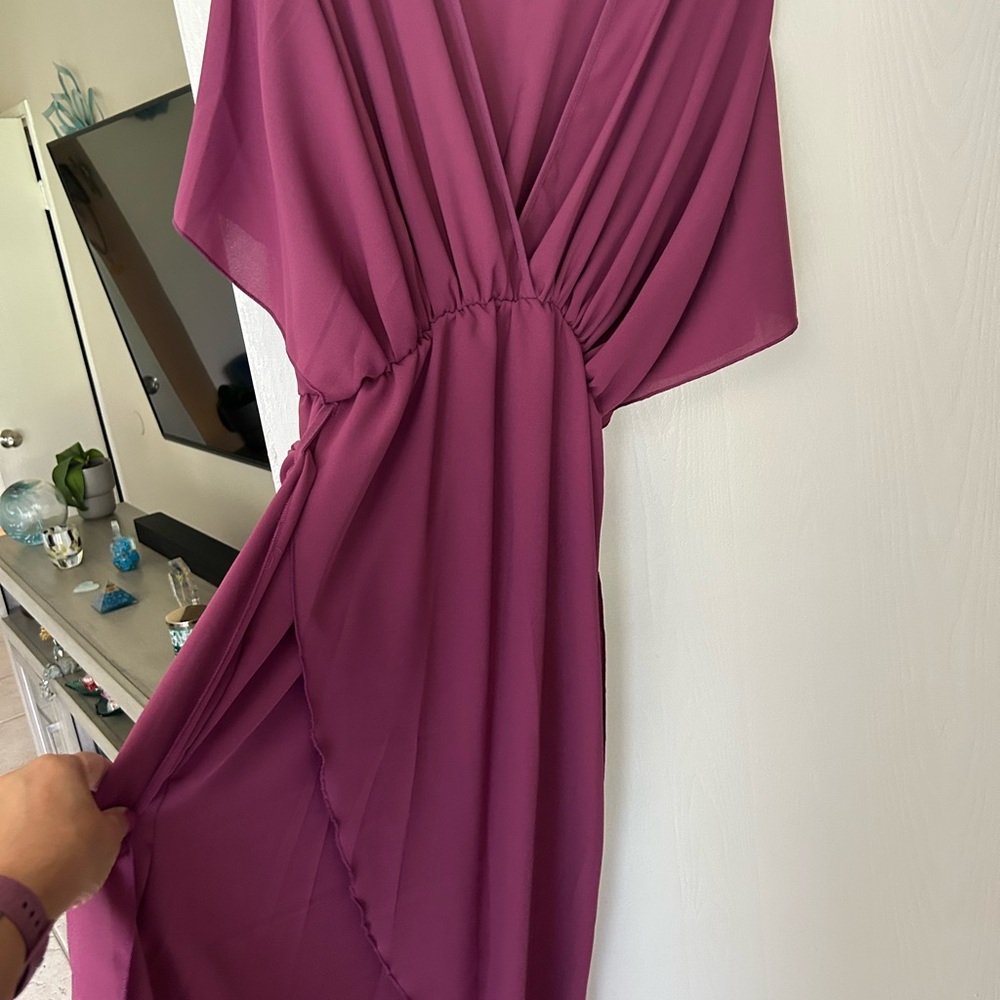 Elegant Purple Women's Dress